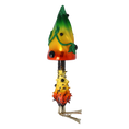 Load image into Gallery viewer, Colorful Mushroom with Shading Effect. Handmade Glass Christmas ornament.