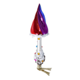 Load image into Gallery viewer, Hand Painted Rainbow Mushroom Ornament 2022-405