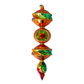 Load image into Gallery viewer, Rainbow Glow - Drop. Handmade Glass Christmas ornament.