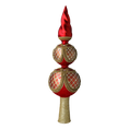 Load image into Gallery viewer, Christmas Glow - Handmade Glass Christmas ornament.