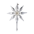 Load image into Gallery viewer, Star of the Fairy Dawn. Handmade Glass Christmas ornament.