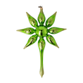 Load image into Gallery viewer, Winter Morning Star. Handmade Glass Christmas ornament.