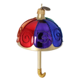 Załaduj obraz do przeglądarki galerii, Vibrant Rainbow Parasol Premium christmas glass ornament 2022-486
