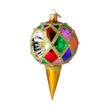 Charger l'image dans la visionneuse de la galerie, Glass Ornament Royal Jewel Handmade Glass Christmas ornament 2022-498