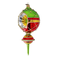 Load image into Gallery viewer, Christmas Drop Reflex. Handmade Glass Christmas ornament.