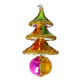 Load image into Gallery viewer, Neon Jubilee Tree Handmade Glass Christmas ornament