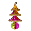Load image into Gallery viewer, Neon Jubilee Tree Handmade Glass Christmas ornament
