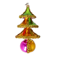 Load image into Gallery viewer, Neon Jubilee Tree Handmade Glass Christmas ornament
