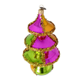 Load image into Gallery viewer, Neon Jubilee Tree Handmade Glass Christmas ornament