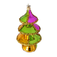 Load image into Gallery viewer, Neon Jubilee Tree Handmade Glass Christmas ornament