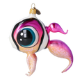 Load image into Gallery viewer, Aqua Dreamer Handmade Glass Christmas ornament fish.