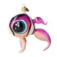 Load image into Gallery viewer, Aqua Dreamer Handmade Glass Christmas ornament fish. 2022-534