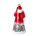 Load image into Gallery viewer, Holly Jolly Santa Handmade Glass Christmas ornament