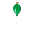 Load image into Gallery viewer, Emerald Hand-Molded Balloon. Handmade Glass Christmas ornament.