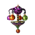 Load image into Gallery viewer, Halloween Spooky Spider Carousel Handmade Glass Christmas ornament pumpkins 2022-556
