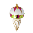 Load image into Gallery viewer, Gilded Whirl Glass Christmas ornament