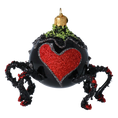 Load image into Gallery viewer, Lovebite Spide Halloween Handmade Glass Christmas ornament