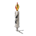 Load image into Gallery viewer, Spectral Tallow Gaze | Hand-Painted Glass Ornament | Blubom 2022-569