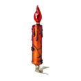 Load image into Gallery viewer, Crimson Weaver Vigil | Hand-Painted Glass Ornament | Blubom 2022-570