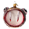 Load image into Gallery viewer, Fang Face Halloween Vampire Handmade Glass Christmas ornament free blowing 2022-580
