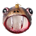 Load image into Gallery viewer, Fang Face Halloween Vampire Handmade Glass Christmas ornament free blowing 2022-580