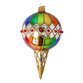 Load image into Gallery viewer, Carnival Jewel Handmade Glass Christmas ornament 2022-581