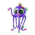 Load image into Gallery viewer, Twinkle Tentacles Ornament Handmade Glass Christmas ornament octopus