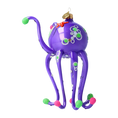 Load image into Gallery viewer, Twinkle Tentacles Ornament Handmade Glass Christmas ornament octopus