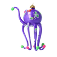 Load image into Gallery viewer, Twinkle Tentacles Ornament Handmade Glass Christmas ornament octopus 2022-583
