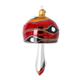 Load image into Gallery viewer, Forest Mushroom. Handmade Glass Christmas ornament. 2022-591