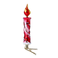 Load image into Gallery viewer, Winter Bullfinch Candle Handmade Glass Christmas ornaments Candle 2022-635