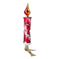 Load image into Gallery viewer, Winter Bullfinch Candle Handmade Glass Christmas ornaments Candle 2022-635