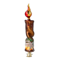 Load image into Gallery viewer, Dried Orange Candle Handmade Glass Christmas ornaments Candle 2022-639