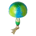Load image into Gallery viewer, Fairytale Mushroom. Handmade Glass Christmas ornament.
