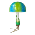 Load image into Gallery viewer, Fairytale Mushroom. Handmade Glass Christmas ornament. 2022-682
