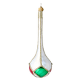 Load image into Gallery viewer, Elegant Teardrop Jewel Handmade Glass Christmas ornament.