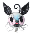 Load image into Gallery viewer, Magic Cat - Charming Glass Decoration. Handmade Glass Christmas ornament. 2022-718