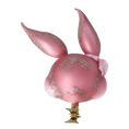 Bild in die Galerieansicht laden, Fairy Tale Hare. Handmade Glass Christmas ornament. 2022-720