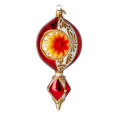 Load image into Gallery viewer, Radiant Ember Ornament Handmade Glass Christmas ornament