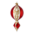 Load image into Gallery viewer, Radiant Ember Ornament Handmade Glass Christmas ornament