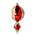 Load image into Gallery viewer, Radiant Ember Ornament Handmade Glass Christmas ornament