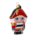 Load image into Gallery viewer, Christmas Nutcracker. Handmade Glass Christmas ornament. 2024-064