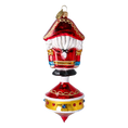 Load image into Gallery viewer, Royal Nutcracker Nutcracker Handmade Glass Christmas ornament