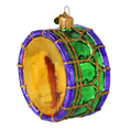 Load image into Gallery viewer, Royal Emerald and Amethyst Drum Premium christmas glass ornament 2024-077