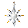 Load image into Gallery viewer, Sunny Star Handmade Glass Christmas ornament
