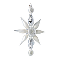 Bild in die Galerieansicht laden, Arctic Starburst Glass Christmas ornament Star free blowing 2024-083