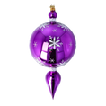 Load image into Gallery viewer, PRE-ORDER Arctic Starburst Glass Christmas ornament Star free blowing