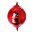 Load image into Gallery viewer, Snowman Winter Joy. Handmade Glass Christmas ornament. 2024-089