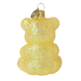 Load image into Gallery viewer, Golden Gummy Bear Premium christmas glass ornament 2024-126
