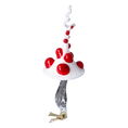 Load image into Gallery viewer, Twisted Toadstool Dream Mushroom Handmade Glass Christmas ornament